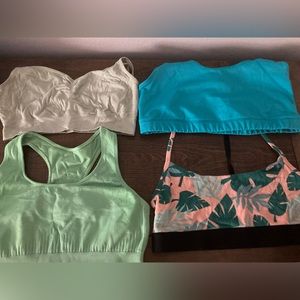 4 Sports Bras Jockey, BCG, Meundies